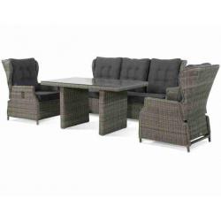 Lounge dining set ibiza verstelbaar