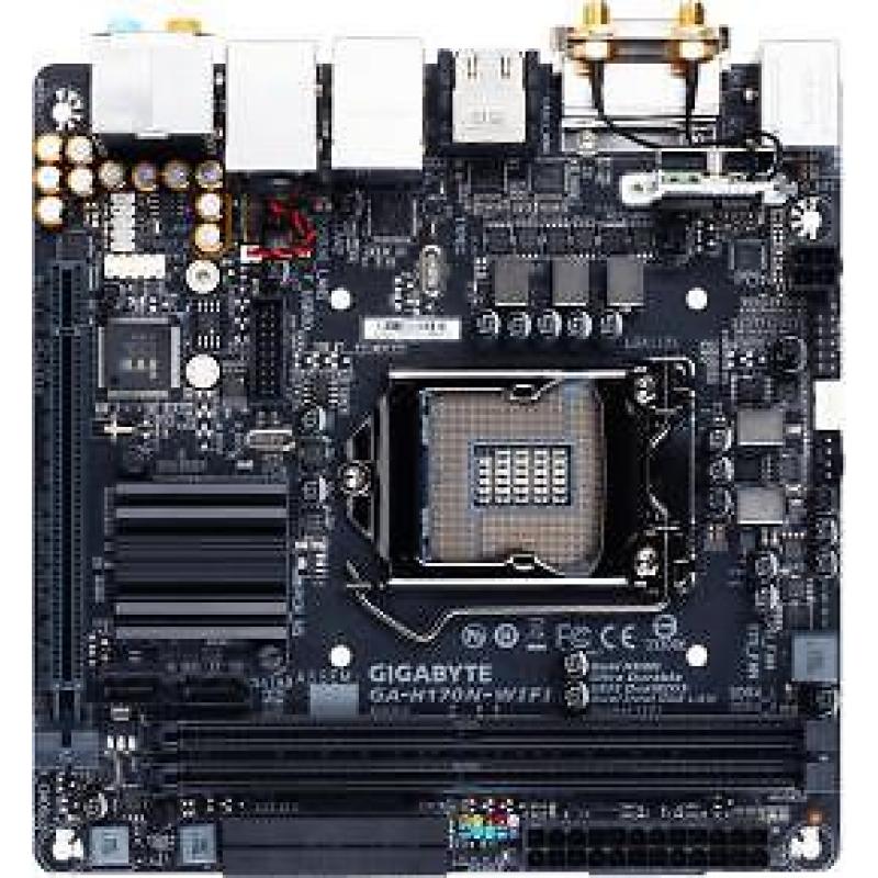 Gigabyte GA-H170N-WIFI [mini-ITX LGA1151 H170 2x DDR4 346...