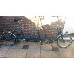 Tandem ouder kind duofiets