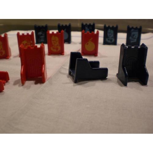 Losse stratego pionnen, poppetjes, vintage.
