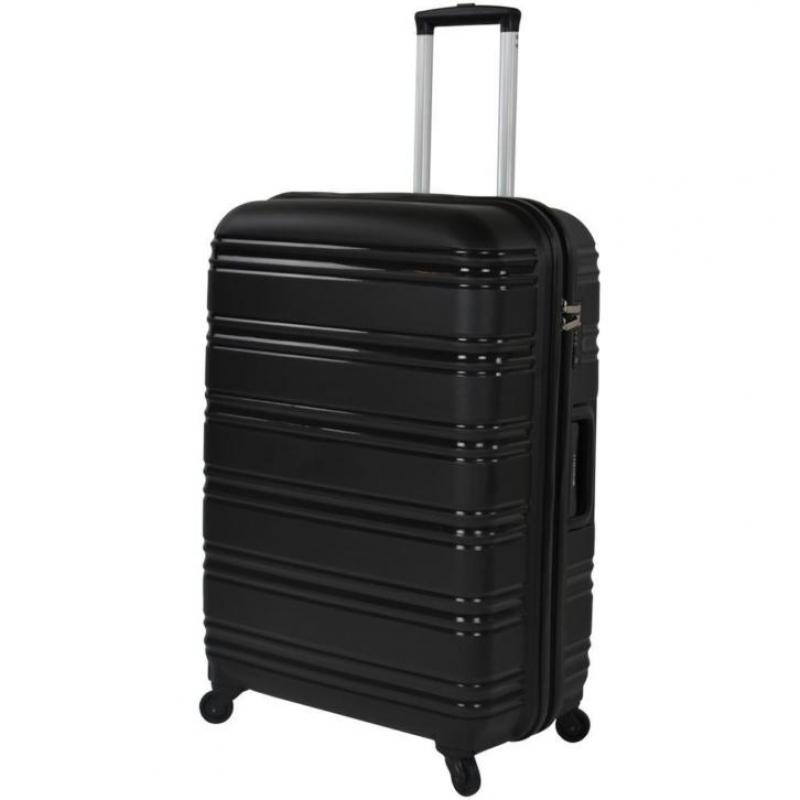 Travelz Kofferset 4-wiel TSA zwart 3-delige set NU 139,00 .