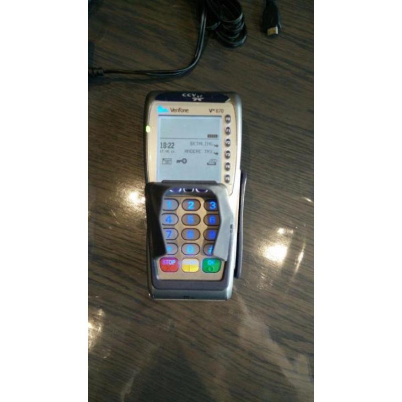 Mobiele pinautomaat CCV Verifone VX670 - G compleet