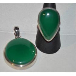 Jade Hanger en Ring