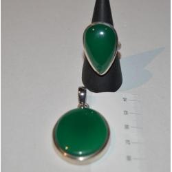 Jade Hanger en Ring