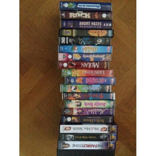 Prachtige set Disneyvideo's, goede kwaliteit