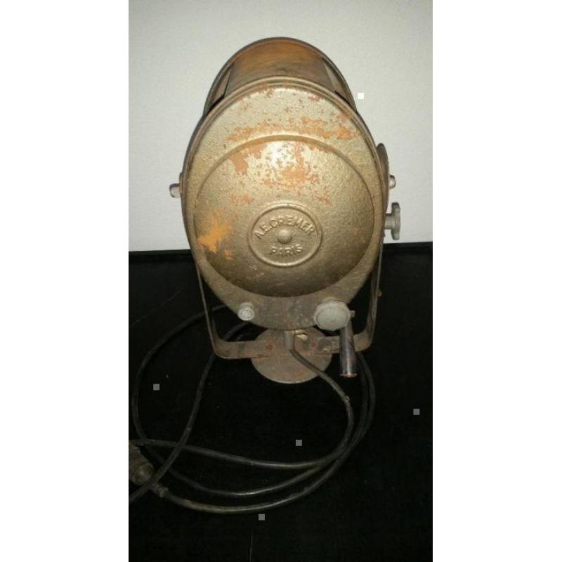 A.E.Cremer paris-Vintage Film / Foto / Theater lamp