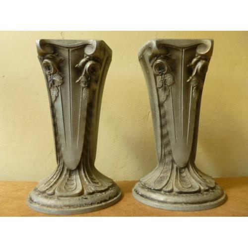 set tuinvazen tuinvaas Jugendstil Frans