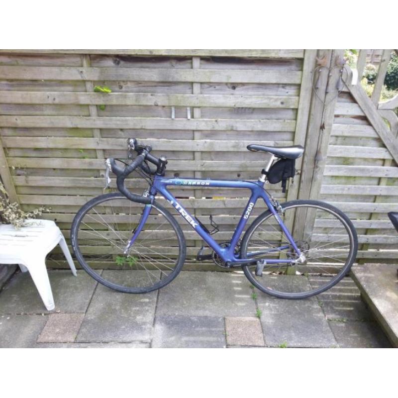 Trek 5200 olcv 100% Carbon Incl. accesiores o.a. hometrainer