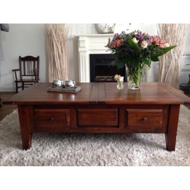 Te koop mooie salontafel teakhout
