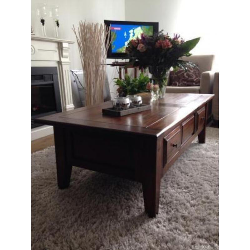 Te koop mooie salontafel teakhout
