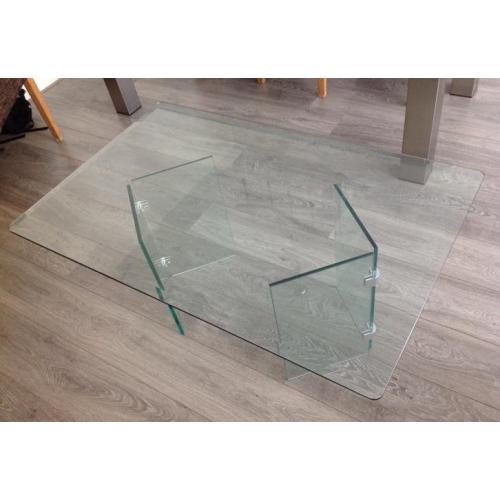 Glazen salontafel