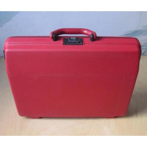 Samsonite, dunne rode koffer