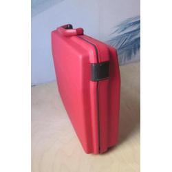 Samsonite, dunne rode koffer
