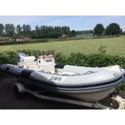BWA , italiaanse rib met 130pk Honda 4-takt