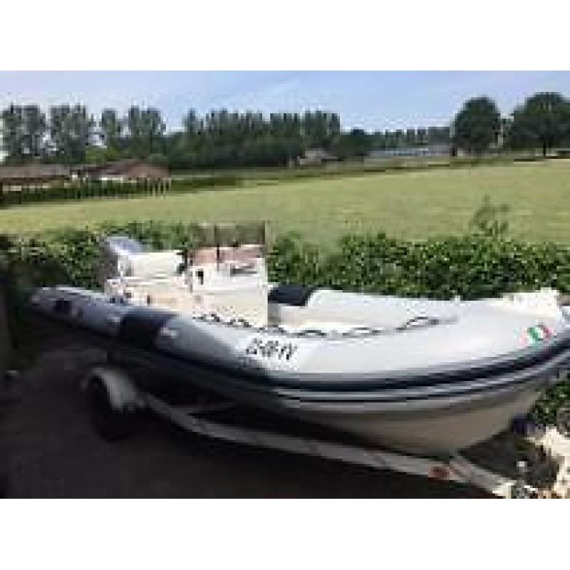 BWA , italiaanse rib met 130pk Honda 4-takt