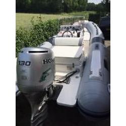 BWA , italiaanse rib met 130pk Honda 4-takt