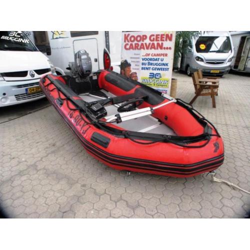 Quicksilver 380 Heavy Duty met Mariner 20pk motor