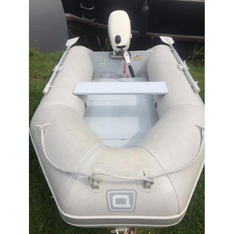 Quicksilver 270 rubberboot evt met motor