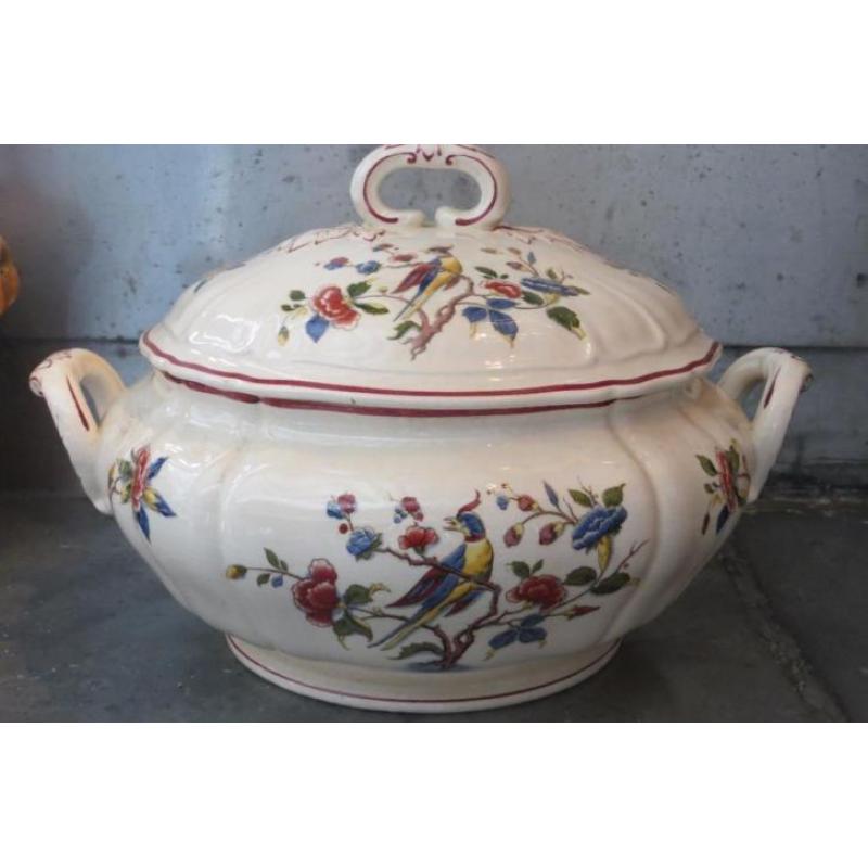 Dekschaal Villeroy en Boch Mettlach, model Phoenix