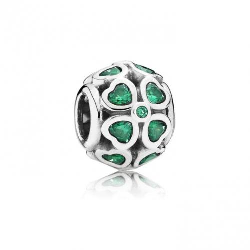 Pandora bedel zilver 'Klavertje vier' 791496CZN