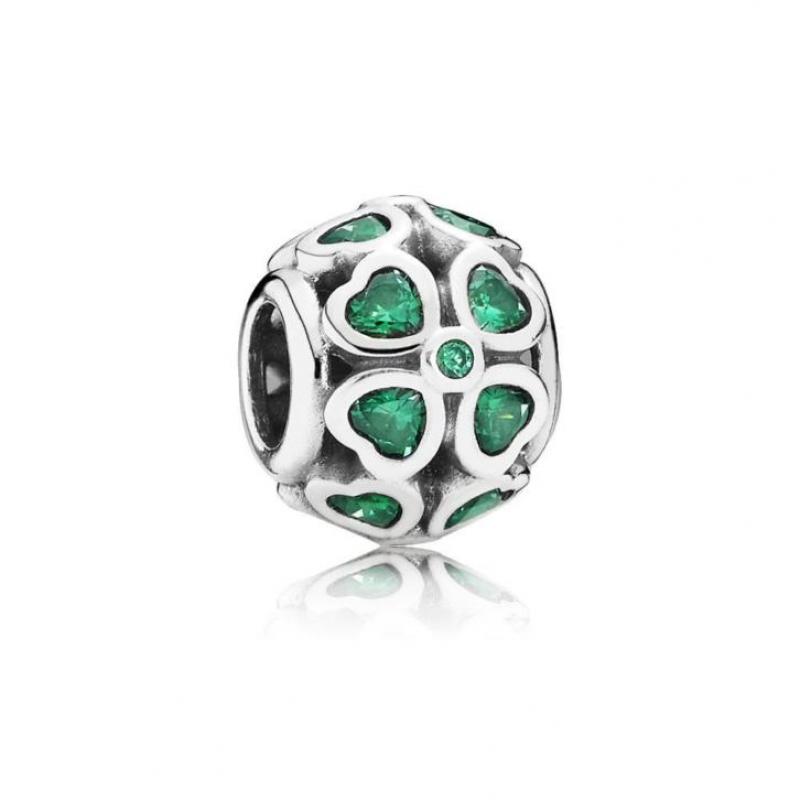 Pandora bedel zilver 'Klavertje vier' 791496CZN