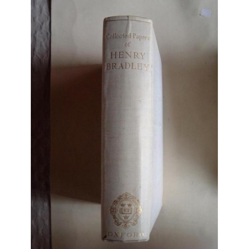 The Collected Papers of Henry Bradley - 1e druk 1928, geb.