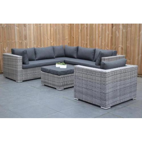 Vegas Luxe Loungeset Kobo Grey Inclusief Stoel