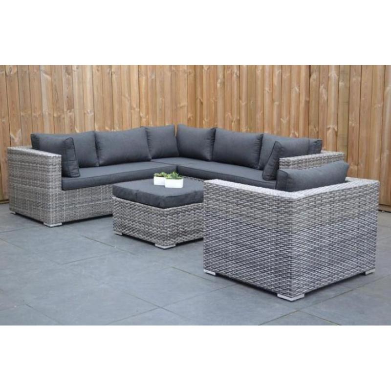 Vegas Luxe Loungeset Kobo Grey Inclusief Stoel