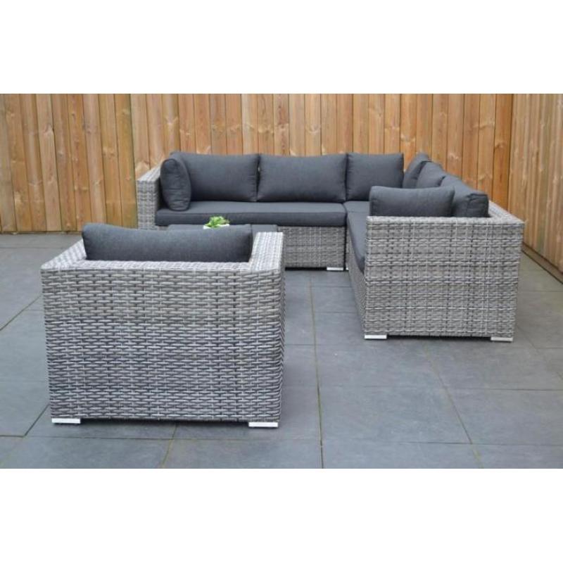 Vegas Luxe Loungeset Kobo Grey Inclusief Stoel