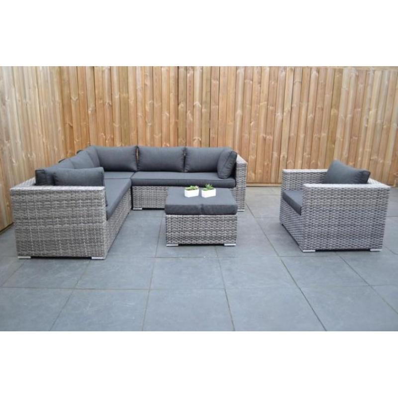 Vegas Luxe Loungeset Kobo Grey Inclusief Stoel