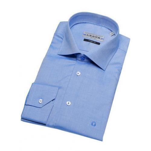 Ledûb dresshemd, blauw