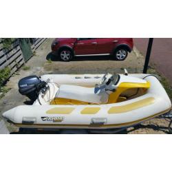 Quicksilver Rhino Rider Rib + trailer & 6pk Yamaha 4 Stroke