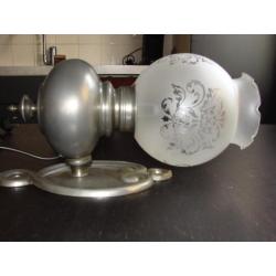 wandlamp van zuiver tin