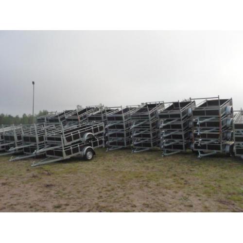 aanhangwagen gesloten plateauwagen kipper huif aanhanger