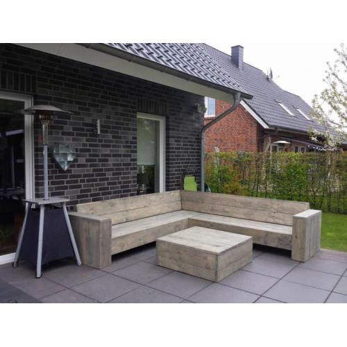 Steigerhouten loungebank, -stoel of -hoekbank (v.a. € 129,-)