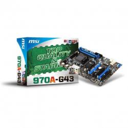 MSI 970A-G43, AM3+, 970, 4xDDR3, ATX