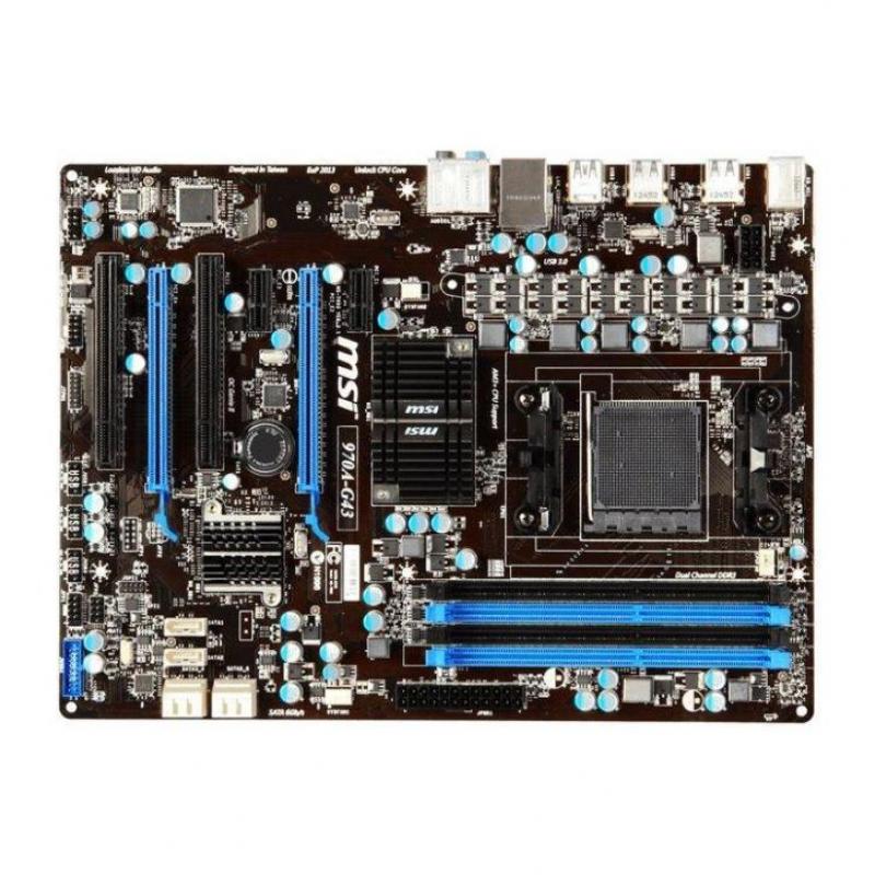 MSI 970A-G43, AM3+, 970, 4xDDR3, ATX