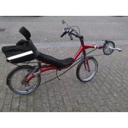 Mooie ligfiets, weinig gebruikt