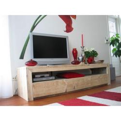 Tv-meubel lage kast tv-kast met laden of kleppen steigerhout