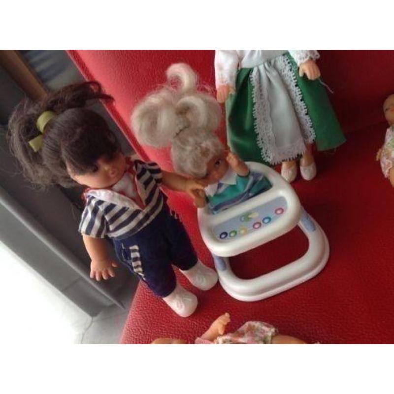 Barbie pop Mattel moeder + kind popjes + Sunshine pop + baby