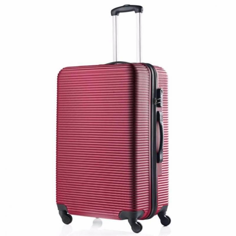 Travelz Horizon ABS kofferset Rood 3 delige koffer set