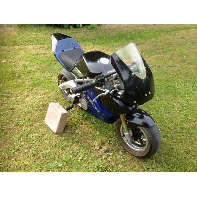 Minibike sendai taebo mini bike brommer scooter dirtbike