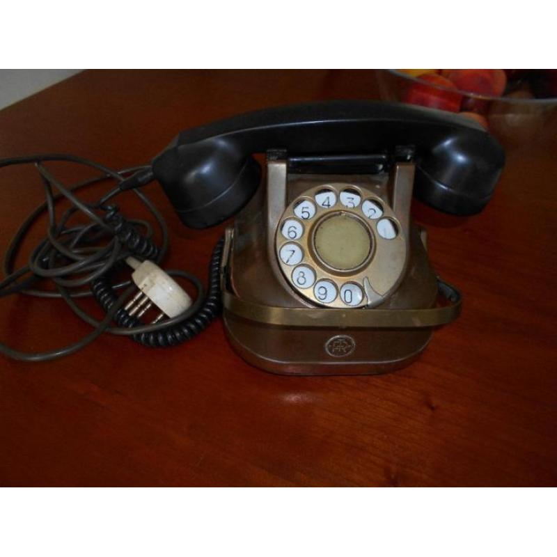 Koperen Telefoon Jaren 50