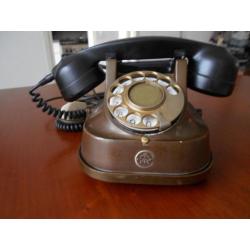 Koperen Telefoon Jaren 50