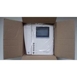 5x BTicino video telefoon BT344804 Legrand wit/zwart 4inch