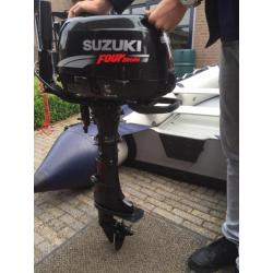 Rubberboot Blue Bay met Suzuki buitenboordmotor 6 pk - 4 tak