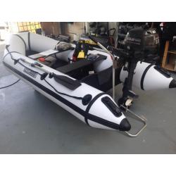 Aquaparx Rubberboot 3.30m inclusief 2.5 pk 4 takt ! Topper!