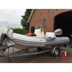 Prachtige Bombard 5 mtr Rib met 50 pk viertact.