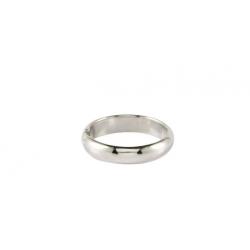 Witgouden spanring met diamant van 0.25ct. 14 krt