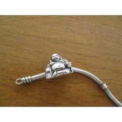 Bedel - zilver - GROOT = buddha - boedha - FRAAI !